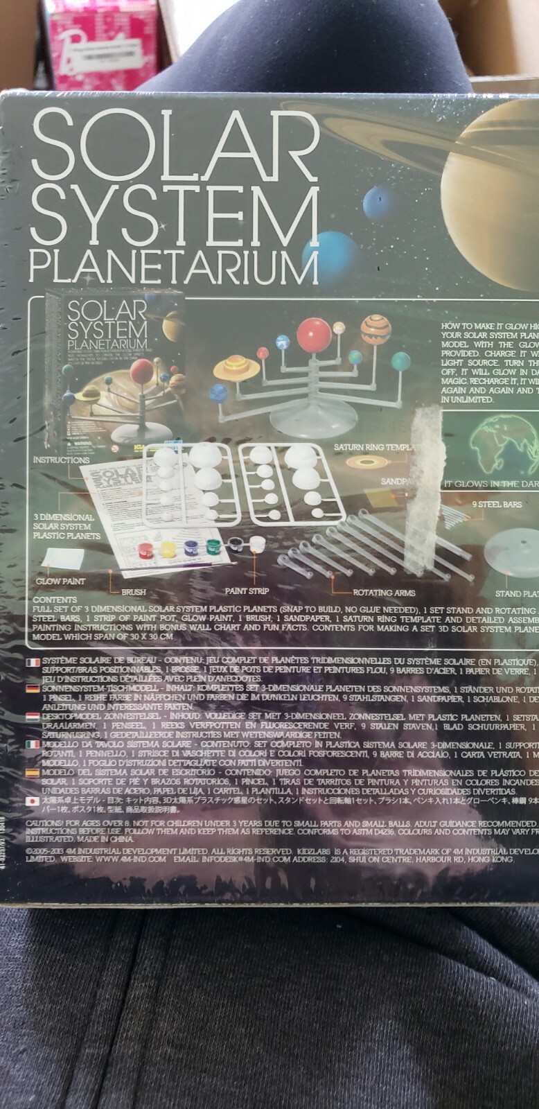 NEW! Kidz Labs 4M Solar System Planetarium Model Making Kit
