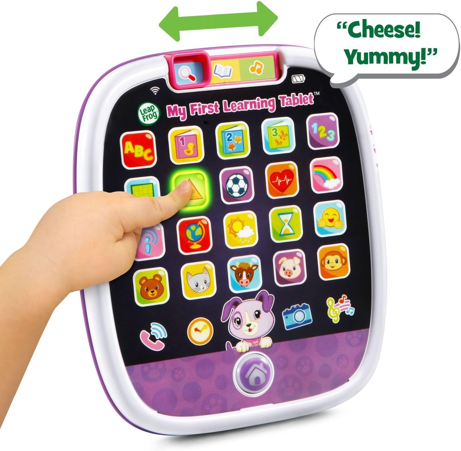 My First Learning Tablet Violet for Toddlers 12+ with Lights and Educational…