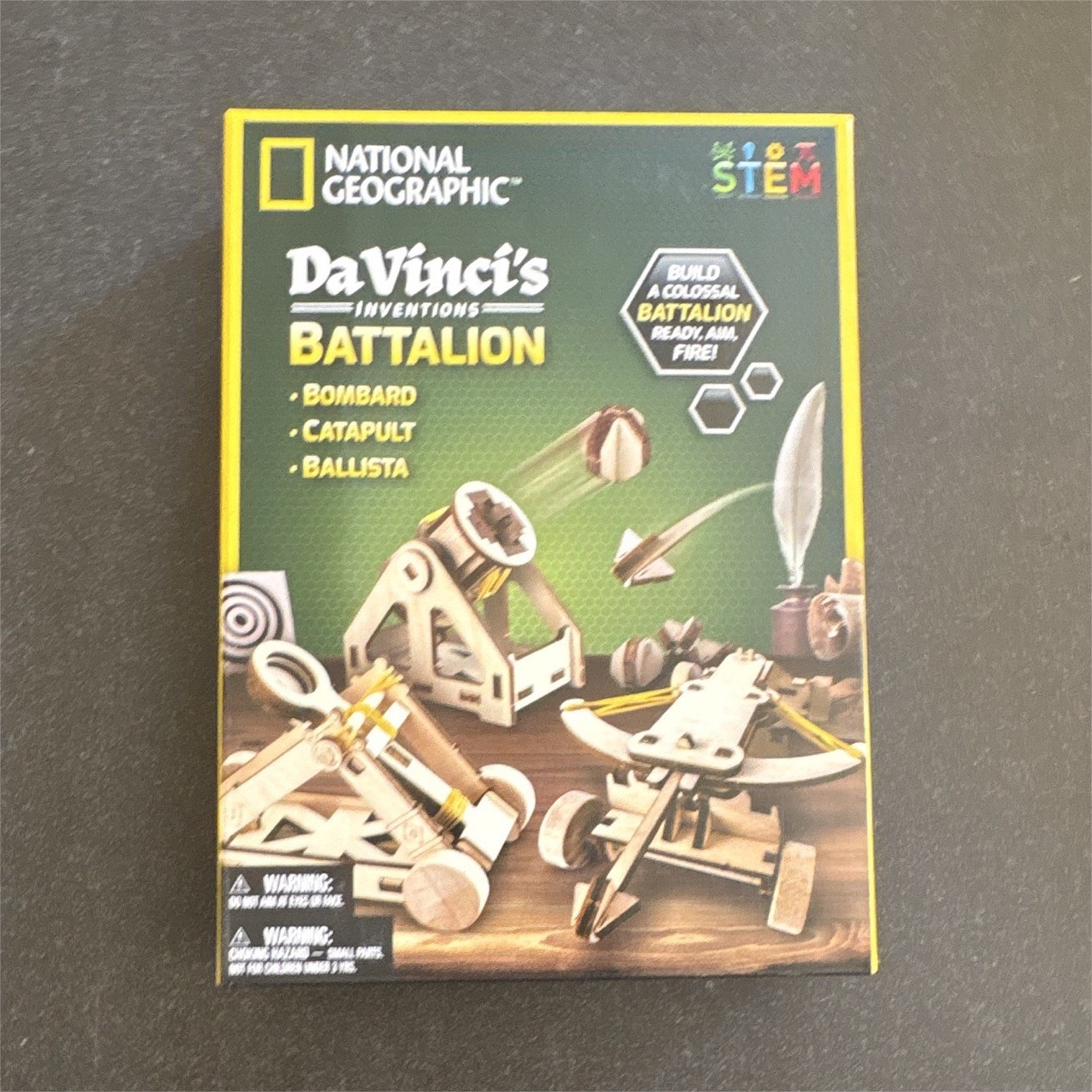National Geographic Da Vinci’s Inventions STEM Kit NGDAVSET3 Ages 8-11 (2019)