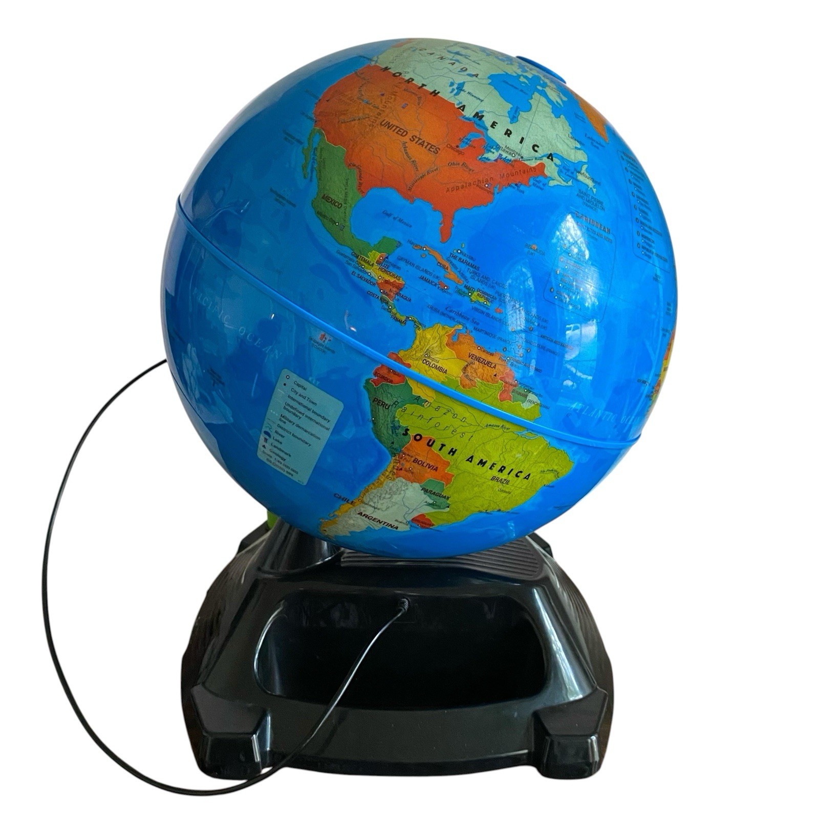 LeapFrog Magic Adventures Globe 10″ BBC Videos Interactive Tested Works Great