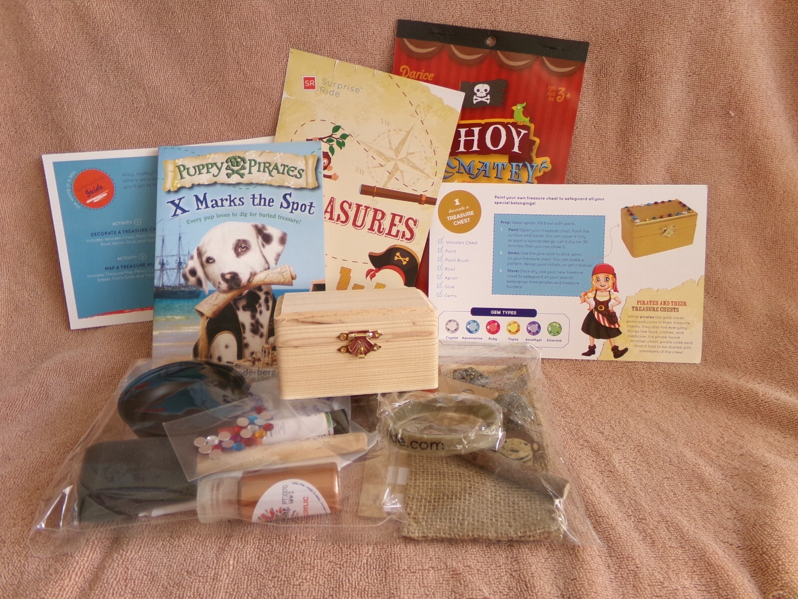 «Surprise Ride» Subscription Box «Pirates» Complete/New With Original Box