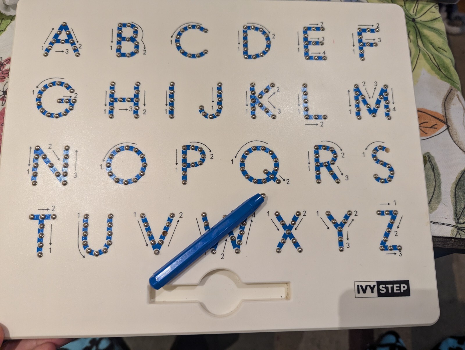 Magnetic A to Z Pen Activity – Learn To Write Letters Montessori Education