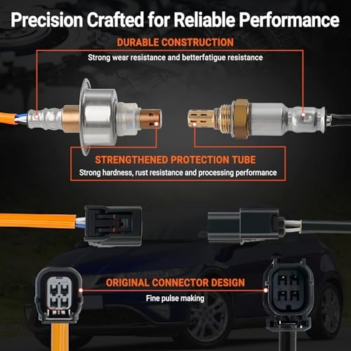2Pcs Oxygen Sensor Upstream Downstream O2 Sensor Compatible with 2007-2011 Honda