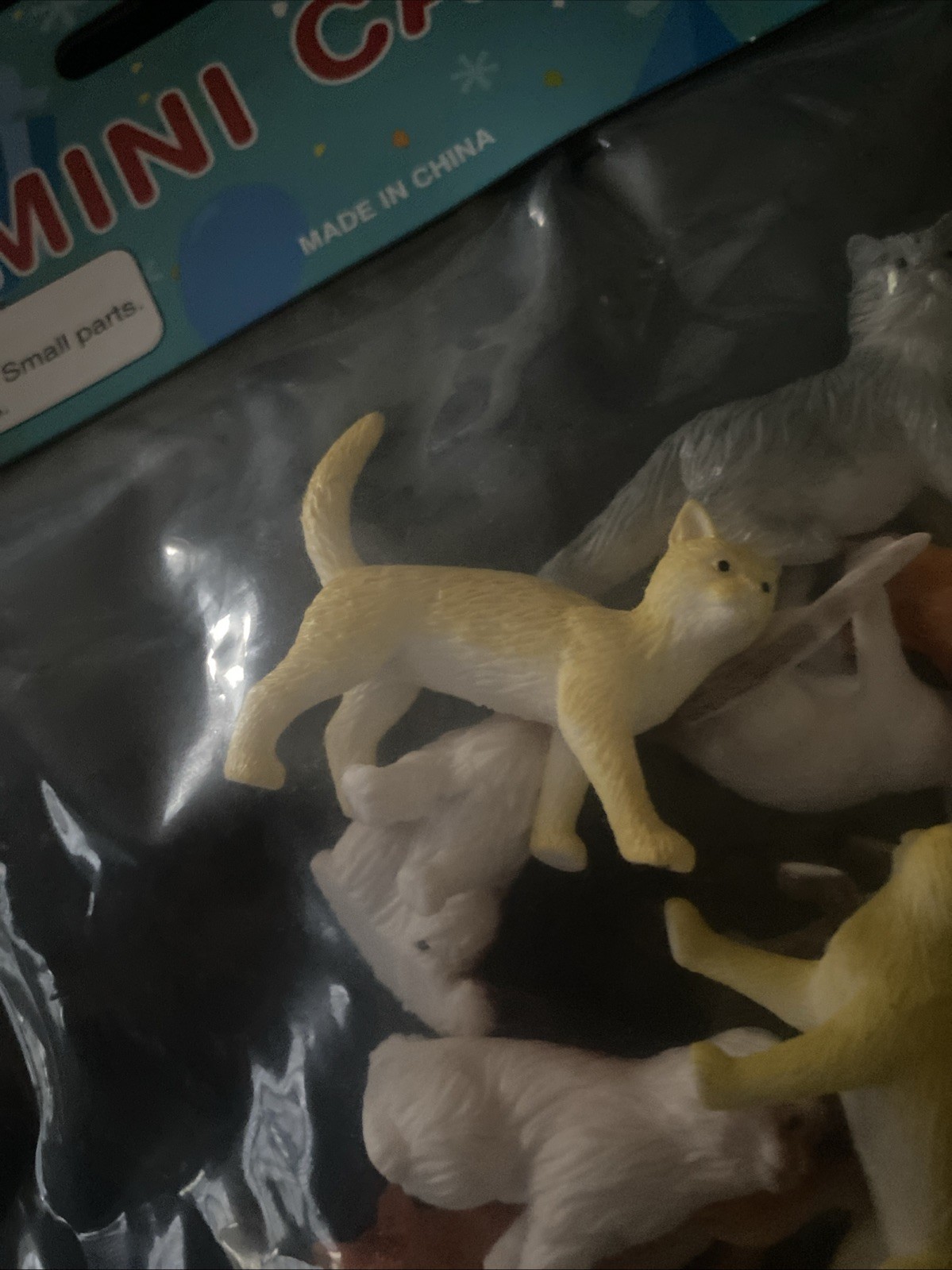 Multicolor 2-Inch Plastic Cat Figures – 12Pack Party Favors for Kids
