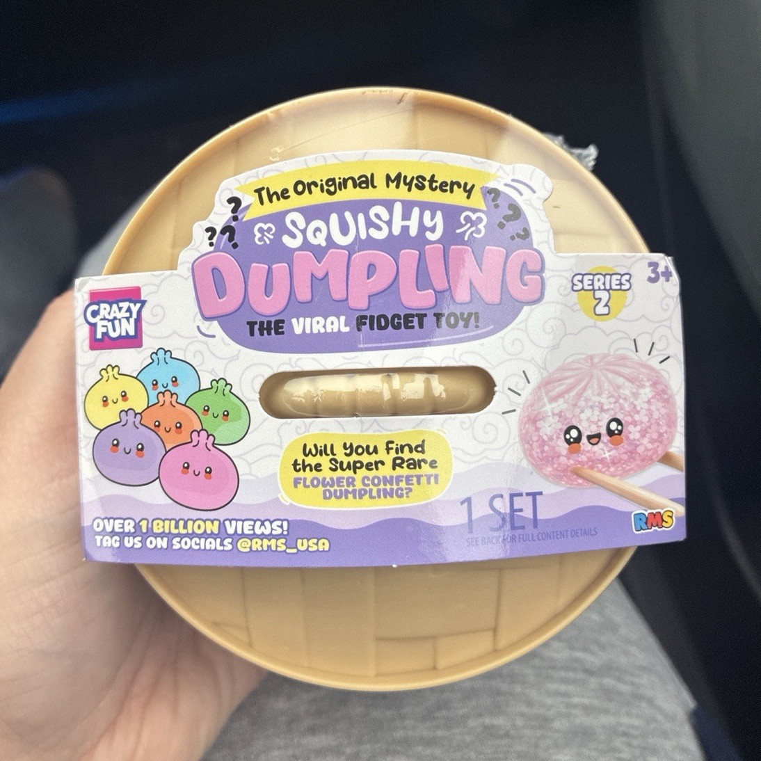 RMS Original Mystery Squishy Dumpling Series 2 Fidget Toy Set (1 Set)