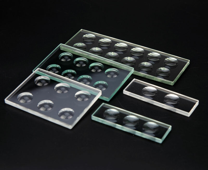 1PC 5mm or 10mmThickness Circular Concave Cavity Optical Glass Microscope Slides