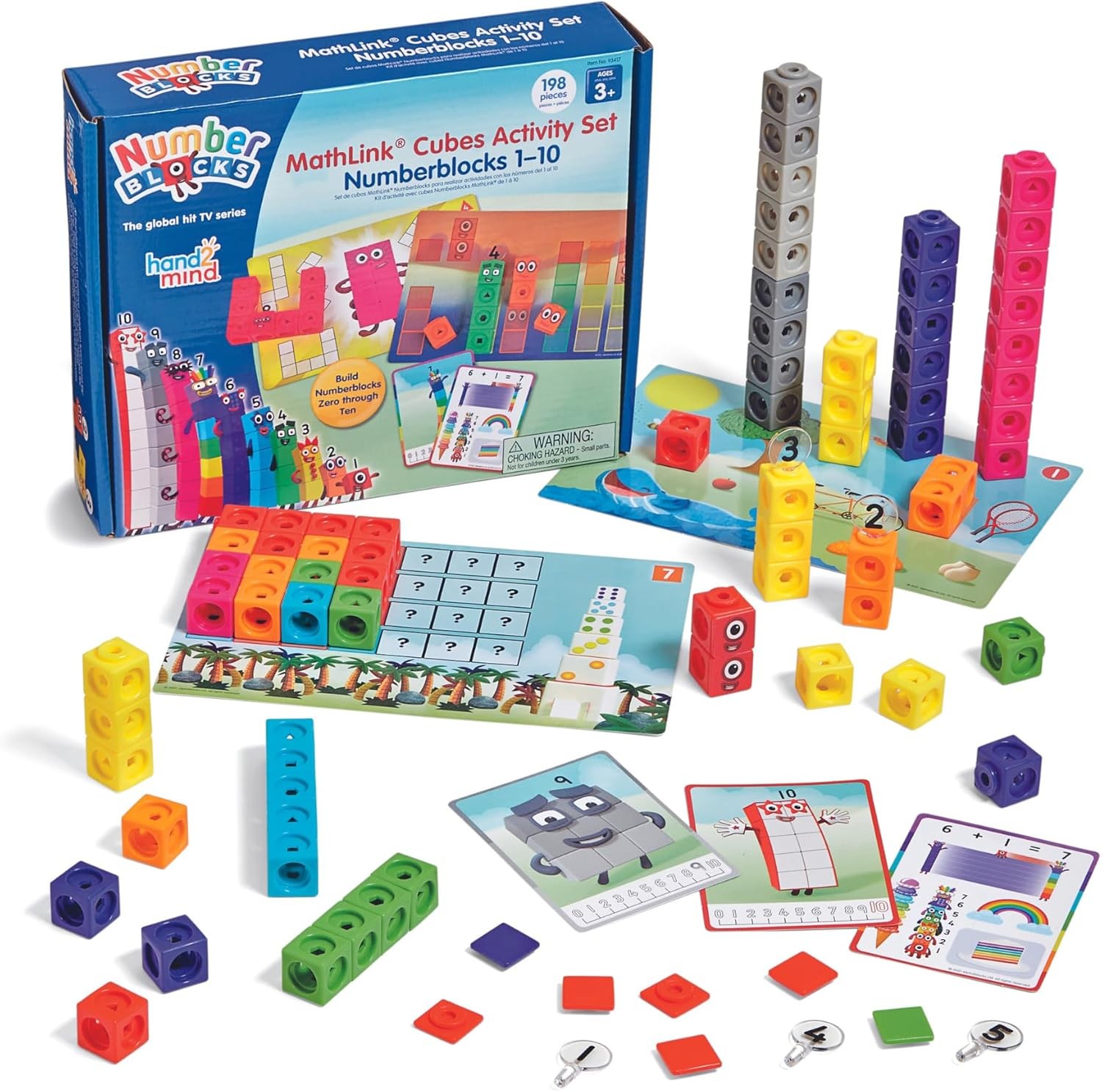 Numberblocks Mathlink Cubes 1-10 Activity Set Preschool Learning Toy