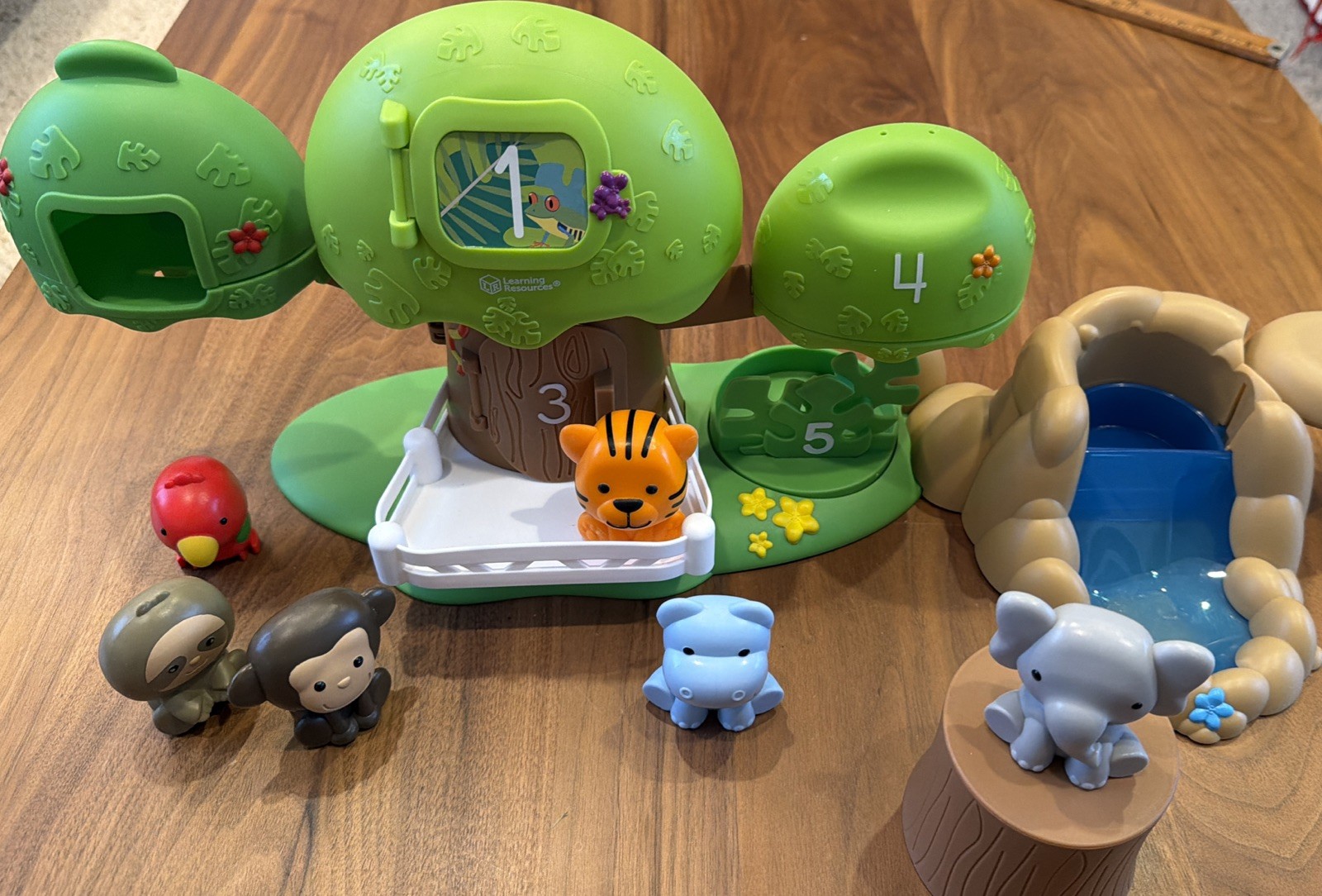 Learning Resources Peeksville Jungle Safari Playset 18 Months+ COMPLETE! No Book