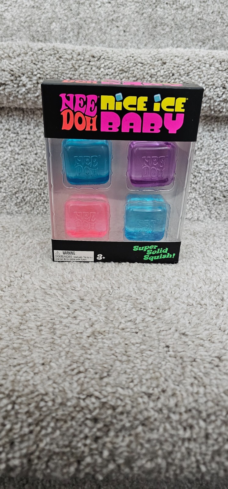 NeeDoh Nice Ice Baby Bundle (Mini Nice Cubes) 4 Pack – 100% Authentic – NEW