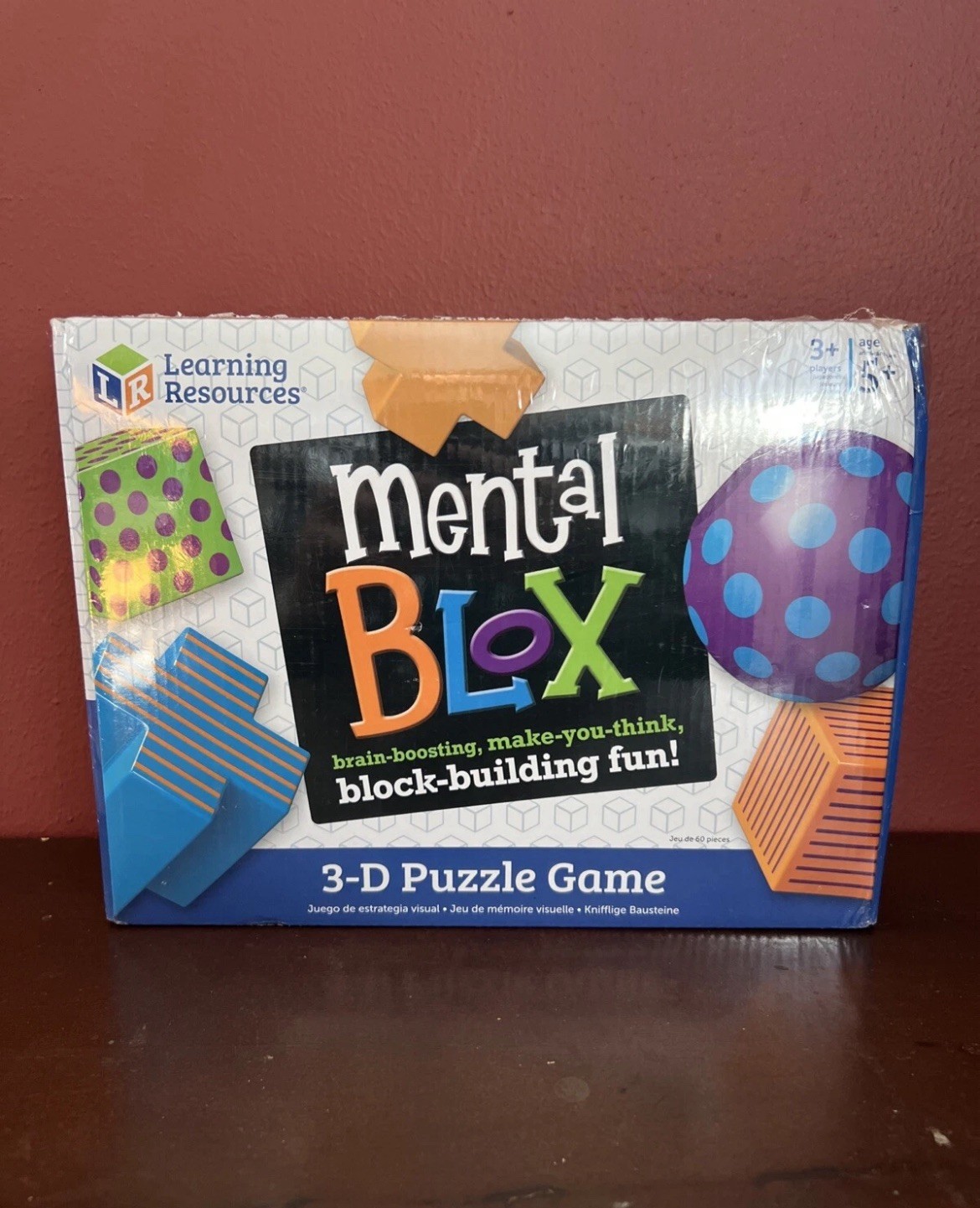 NEW Learning Resources Mental Blox Critical Thinking 3-D Puzzle Block Game