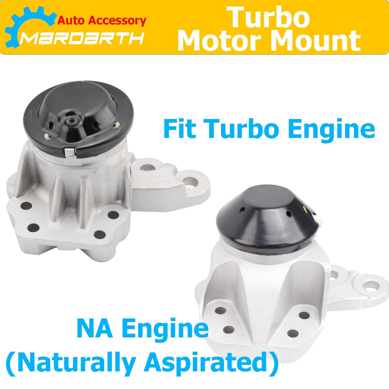 A5663HY Front Right Motor Mount Compatible with 11-15 Ford Explorer 3.5L, Pol…
