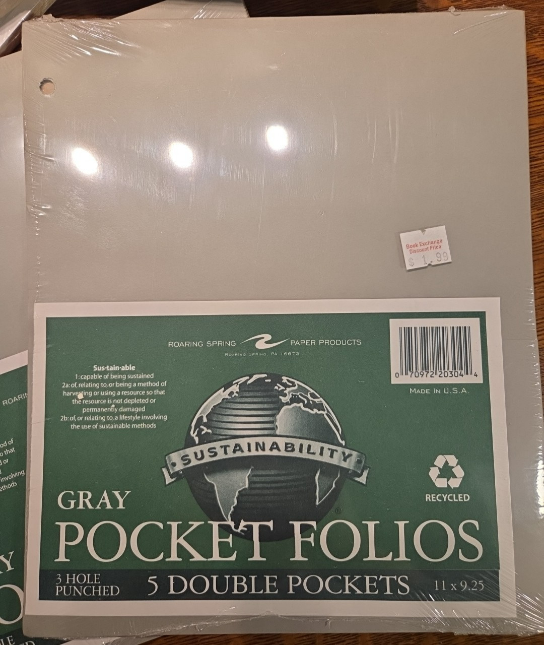 Roaring Springs College Ruled 11″x 8 1/2″ Filler Paper 200 Shs & 5 Pocket Folios