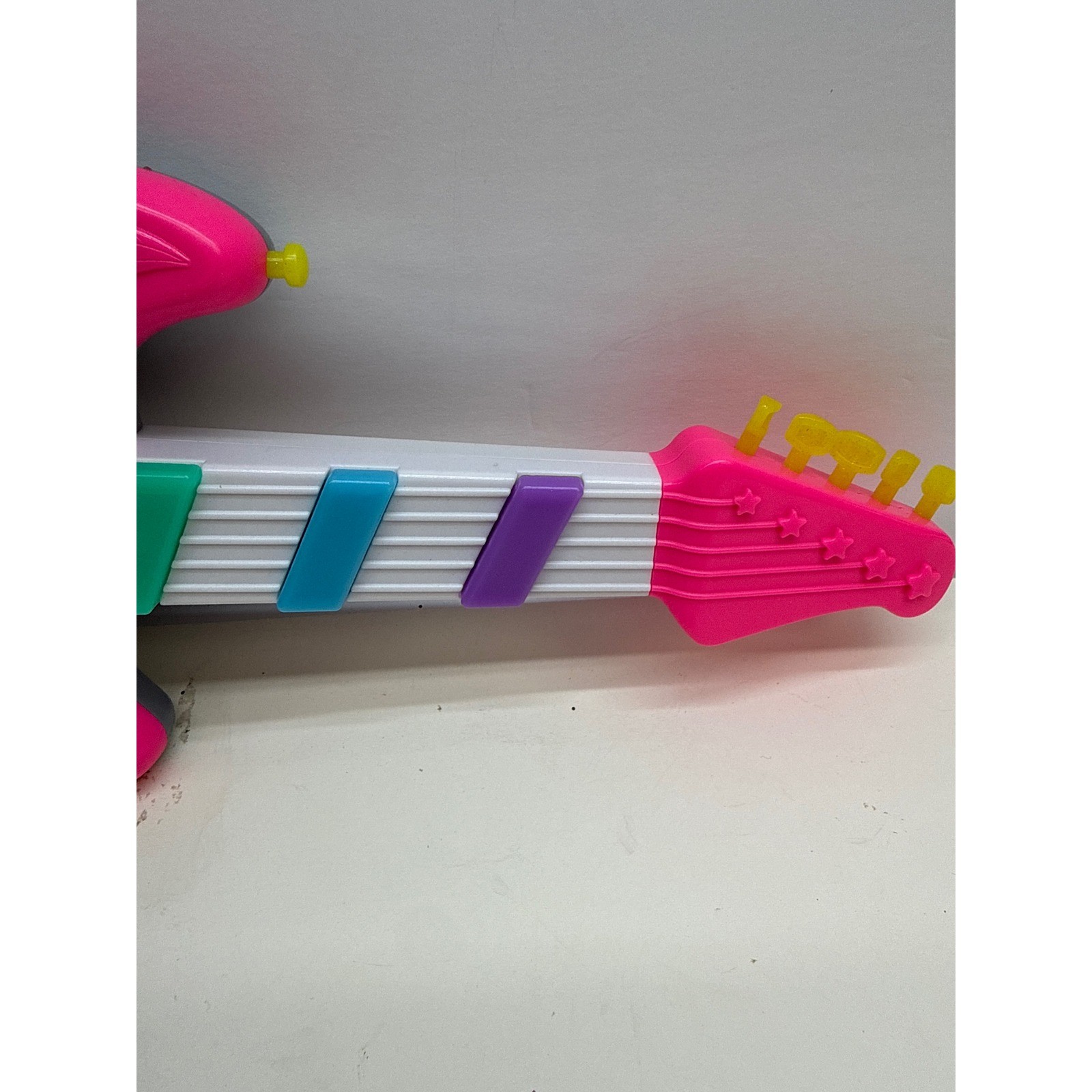 Barbie RockStar Guitar Pink Silver Musical Toy Just Play 63831 2020 Mattel Works