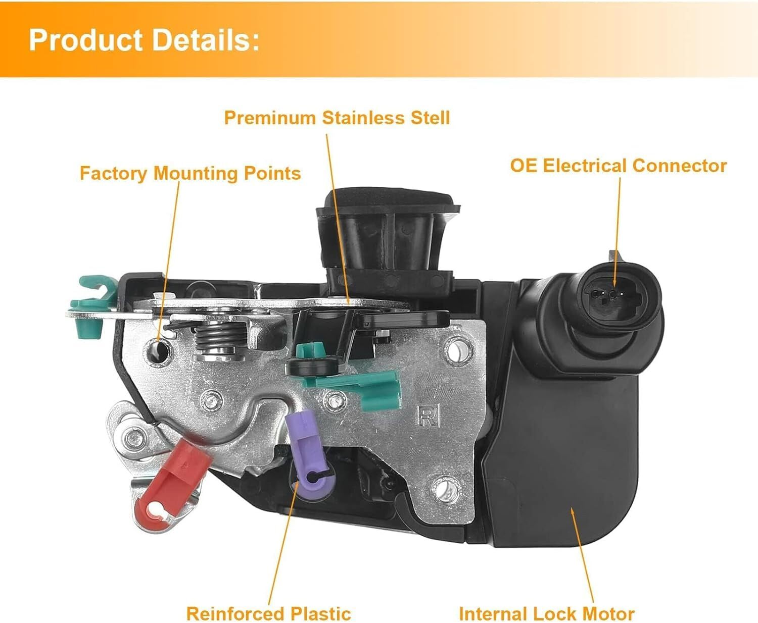 Power Door Lock Actuator 931-635 55076290AB – Front Right Passenger Side