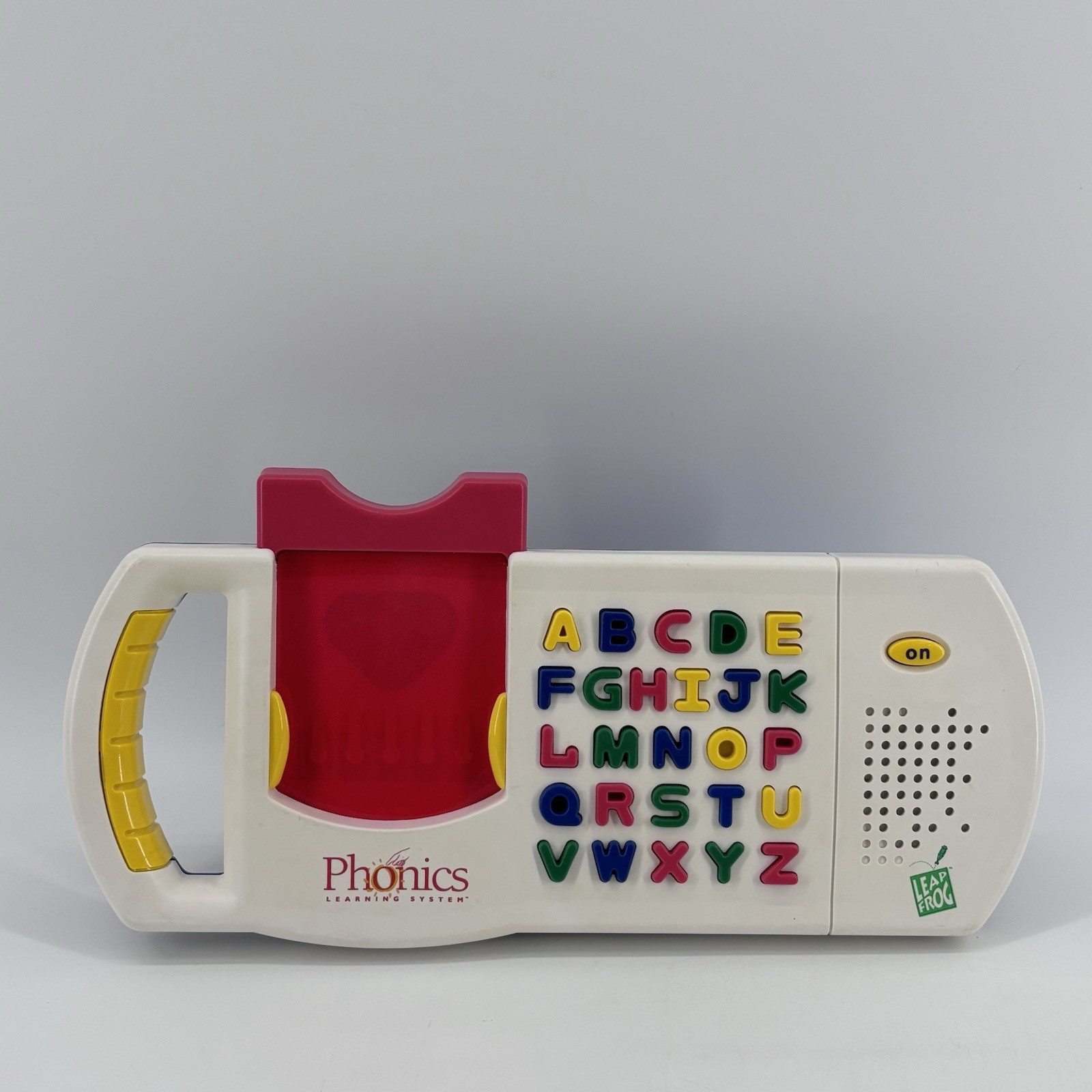1995 Leap Frog Phonics Traveler Learning System Console NO CARDS! Tested Works