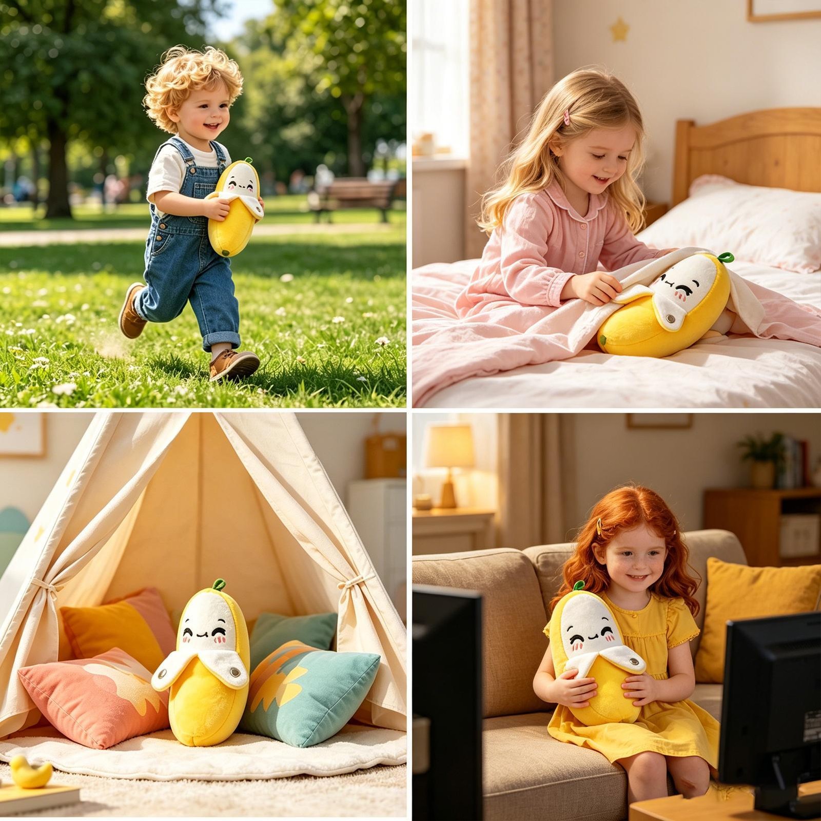 Banana Toy Electronic Music Plush Toy Touch Sensitive Interactive Toys Gift