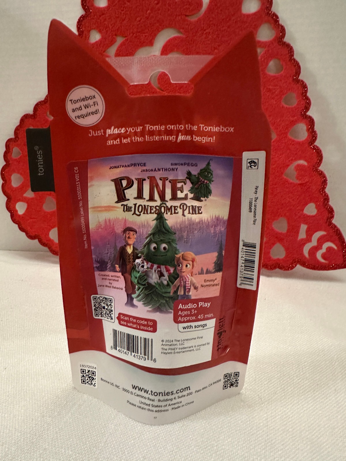 New in Pkg. Sealed Tonies PINE THE LONESOME PINE