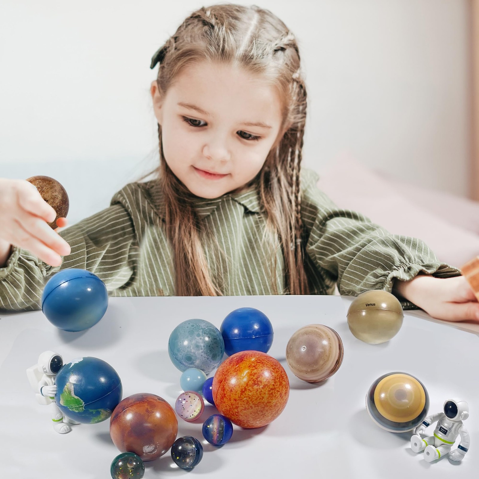 Solar System Planets Toys for Kids, STEM Educational Sensory Toys for Autisti…
