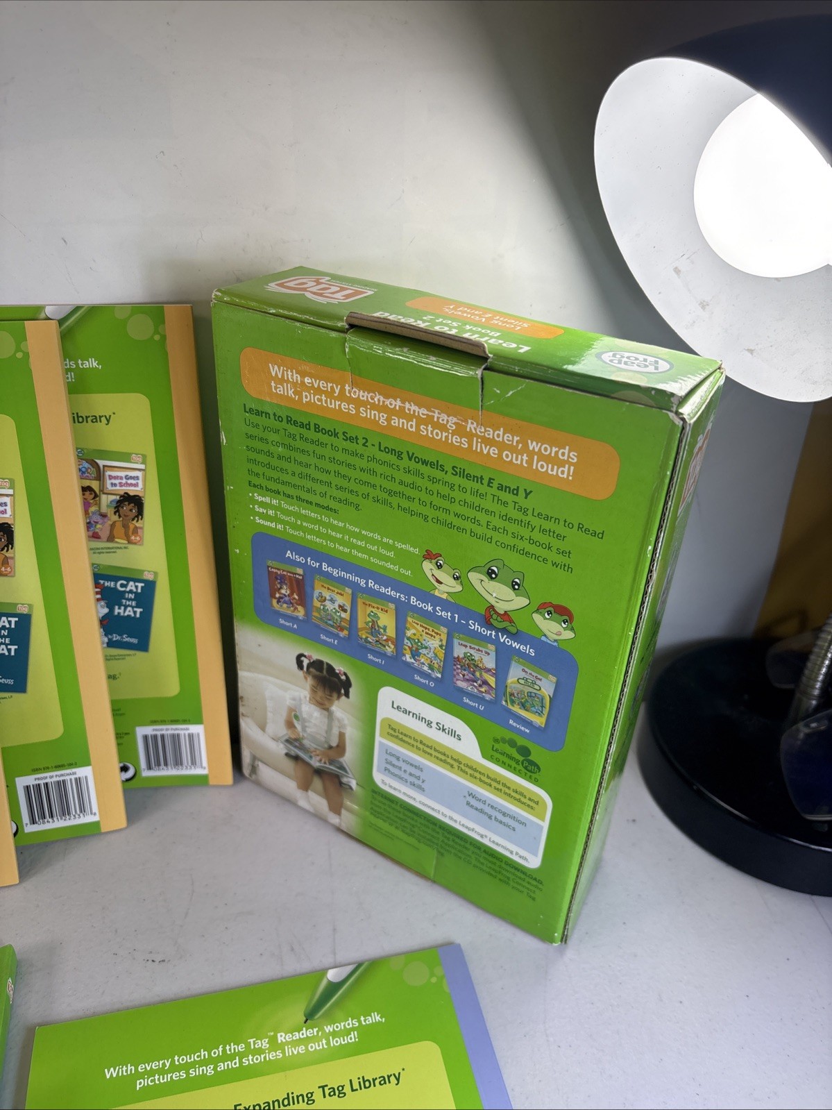 LeapFrog Leap Reader Tag Learn to Read Book Lot Olivia King Fu Panda 196B17