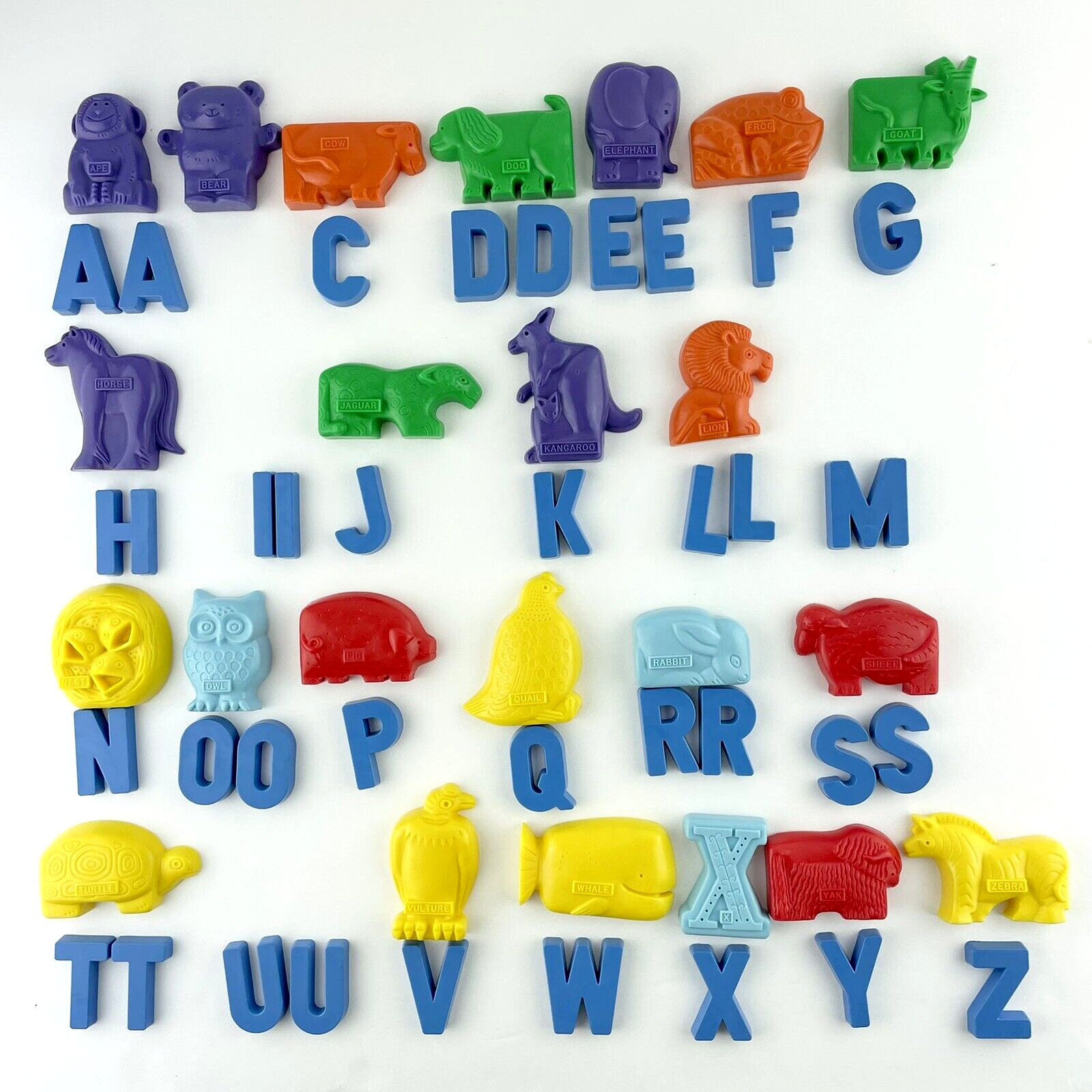 Playskool Animals and Alphabet Letters Can with Lid Educational Kids Ages 3 – 6