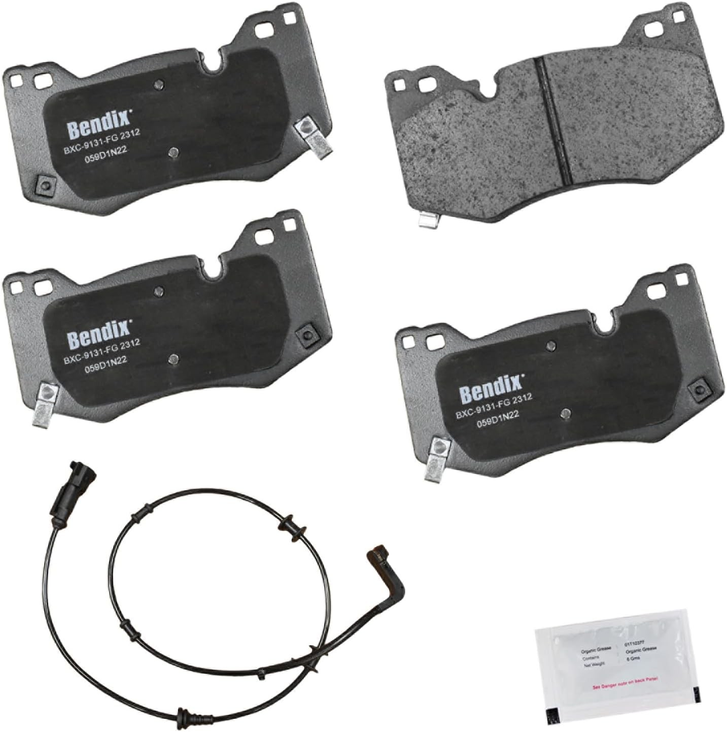 Bendix Priority 1 Ceramic Brake Pads Set For Cadillac Ct4 Ct5 Chevrolet Corvette