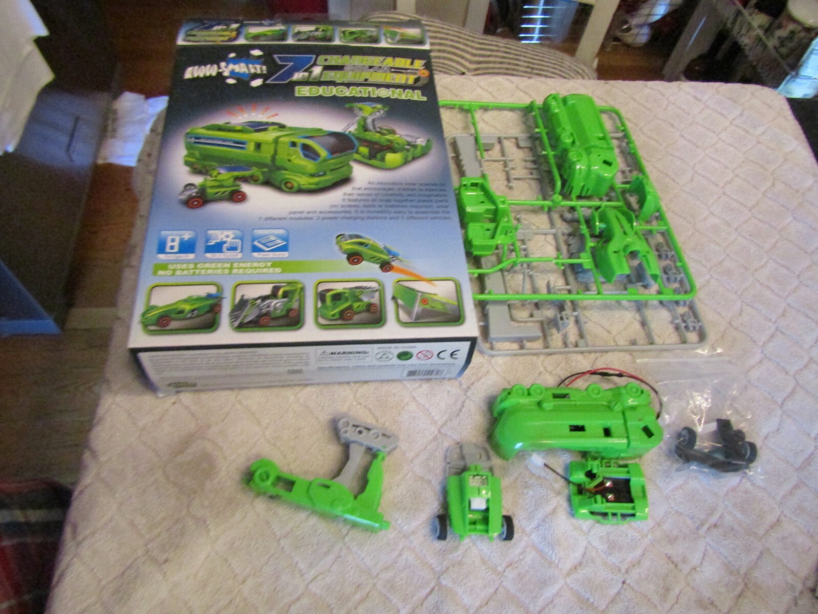 Aww-Smart 7 in 1 Changeable Solar Power Equipment Vehicle Building Science Kit