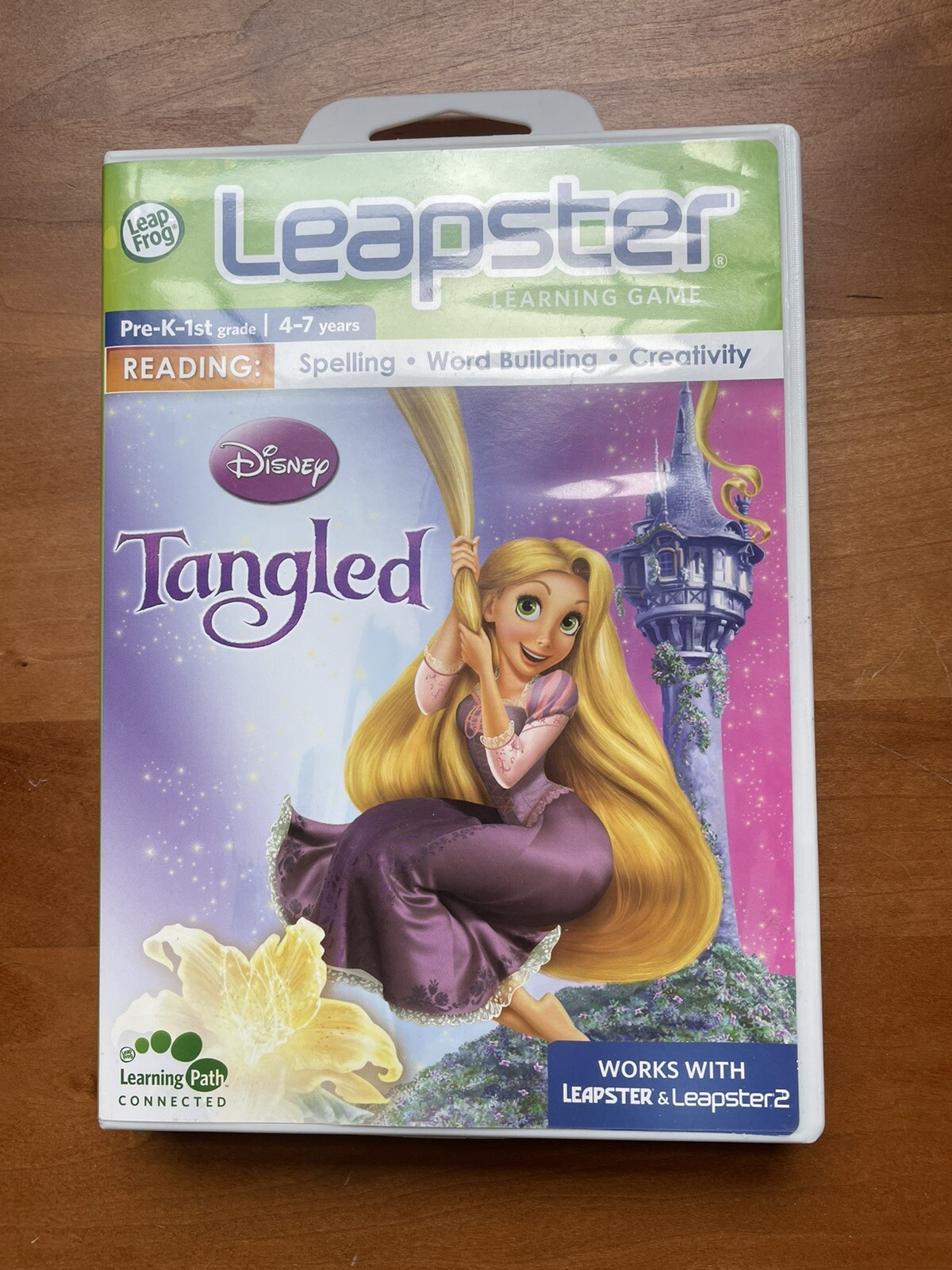 LEAP FROG LEAPSTER TANGLED SPELLING CREATIVITY WORD BUILDING MEMORY FOR 4-7 YR
