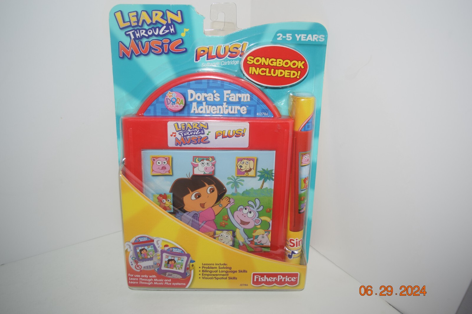 Fisher Price – Learn through Music Plus – Dora’s Farm Adventure ~ NEW