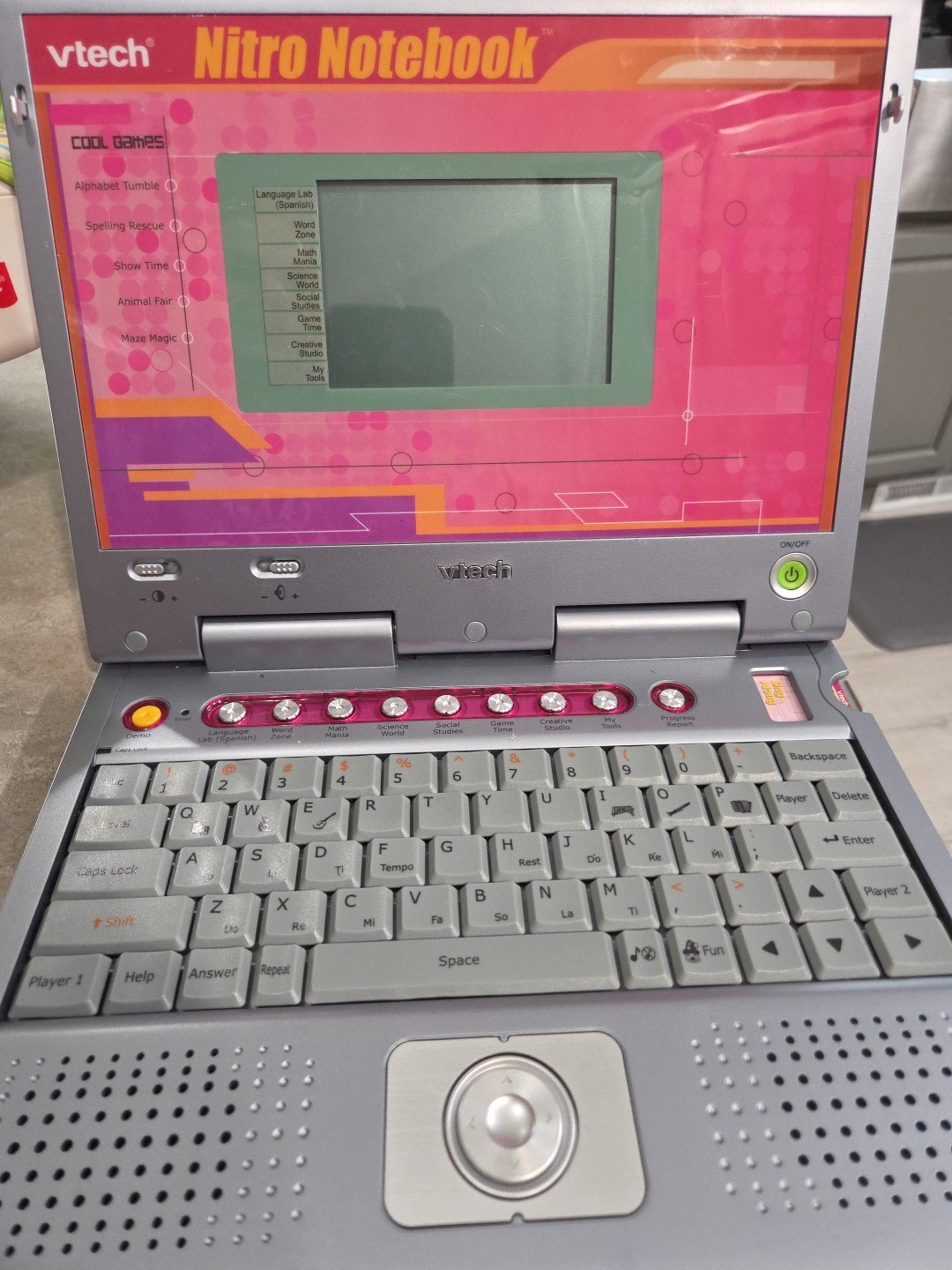 Vtech Nitro Notebook Learning Toy Laptop With Sing Along Cartridge Tested
