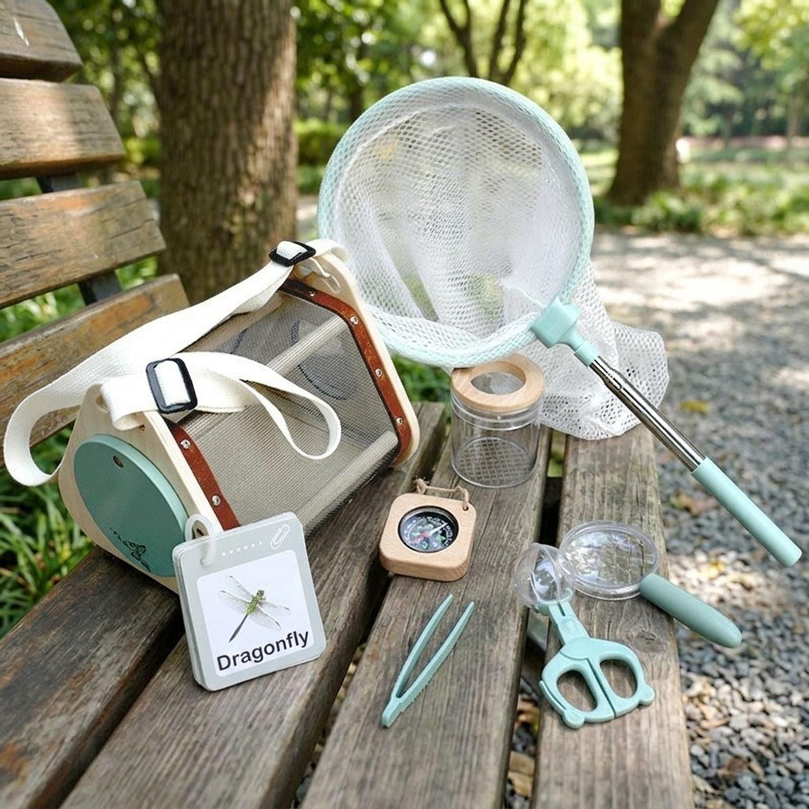 Wooden Hexapod Catcher Kit Adventure Set Kids Explorer Kit