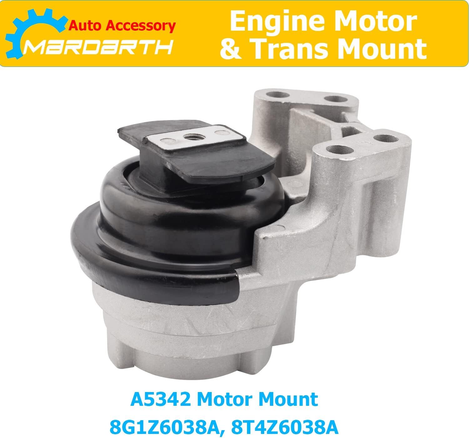 Engine Motor Mount & Trans Mount Kit Compatible with 2007-2010 Edge 3.5L w/AUTO,