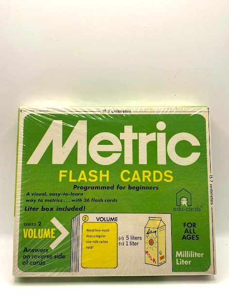 Edu-Card Metric Flash Cards Programmed for Beginners, All Ages, Series 2