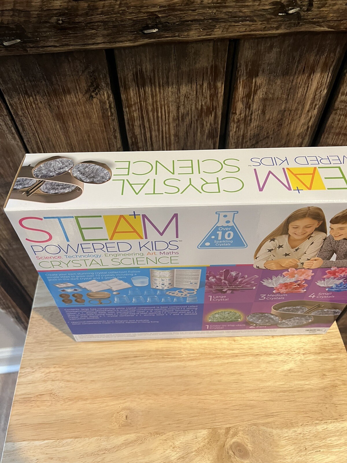 4M Deluxe Crystal Science Steam Powered Kid Science Math Technology Engineer