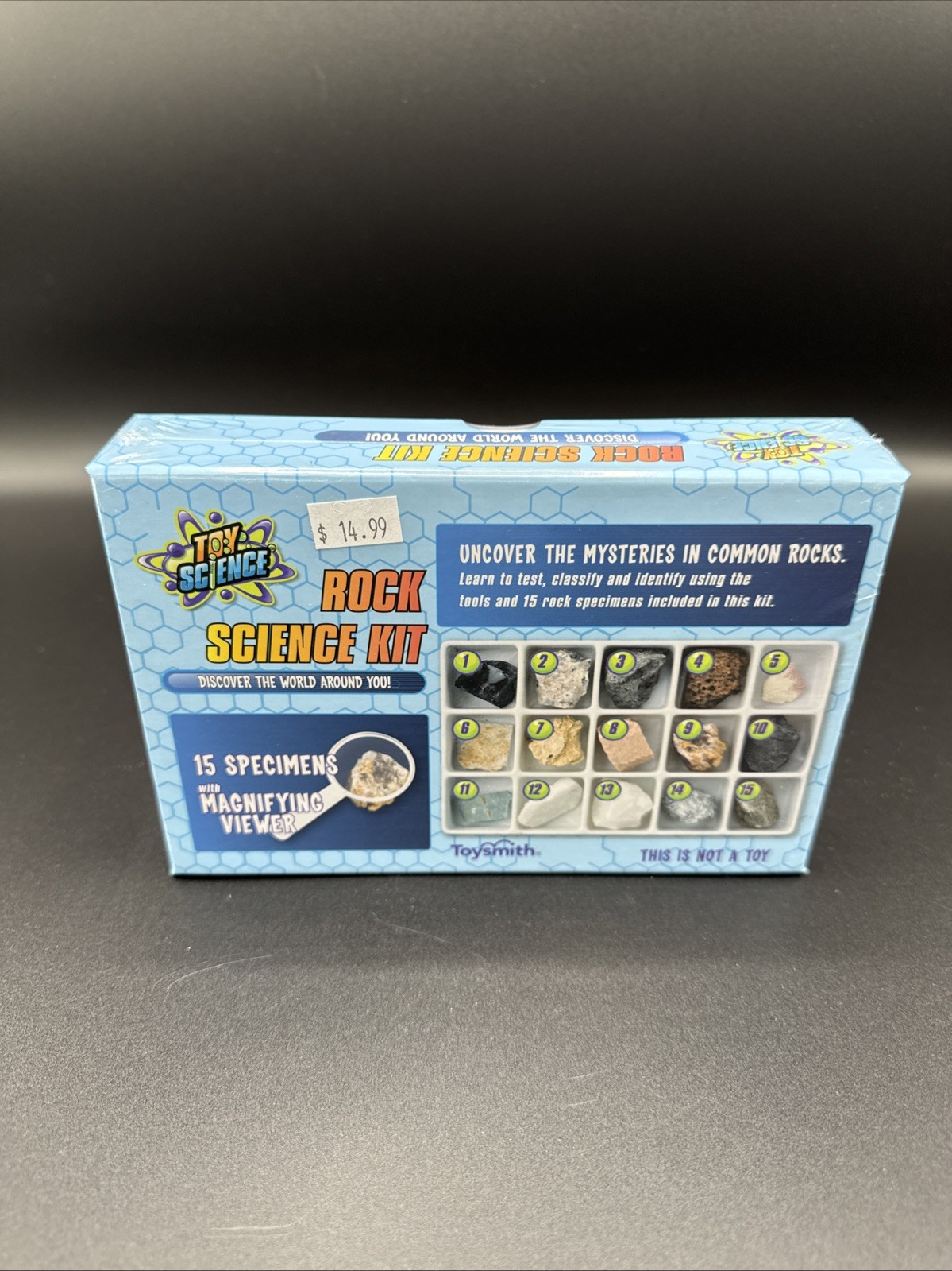 Rock Science Kit Starter Collection 15 Specimens And Magnifier
