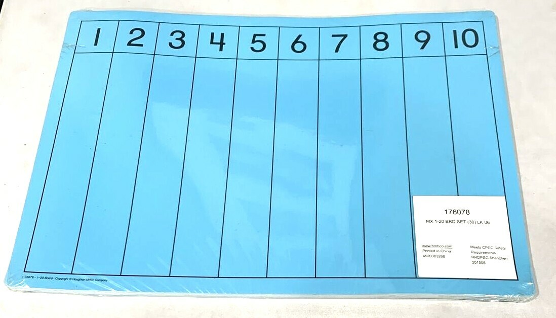 HMHCO I-76078 I-20 Board 176078 MX 1-20 BRD Set (30) LK 06