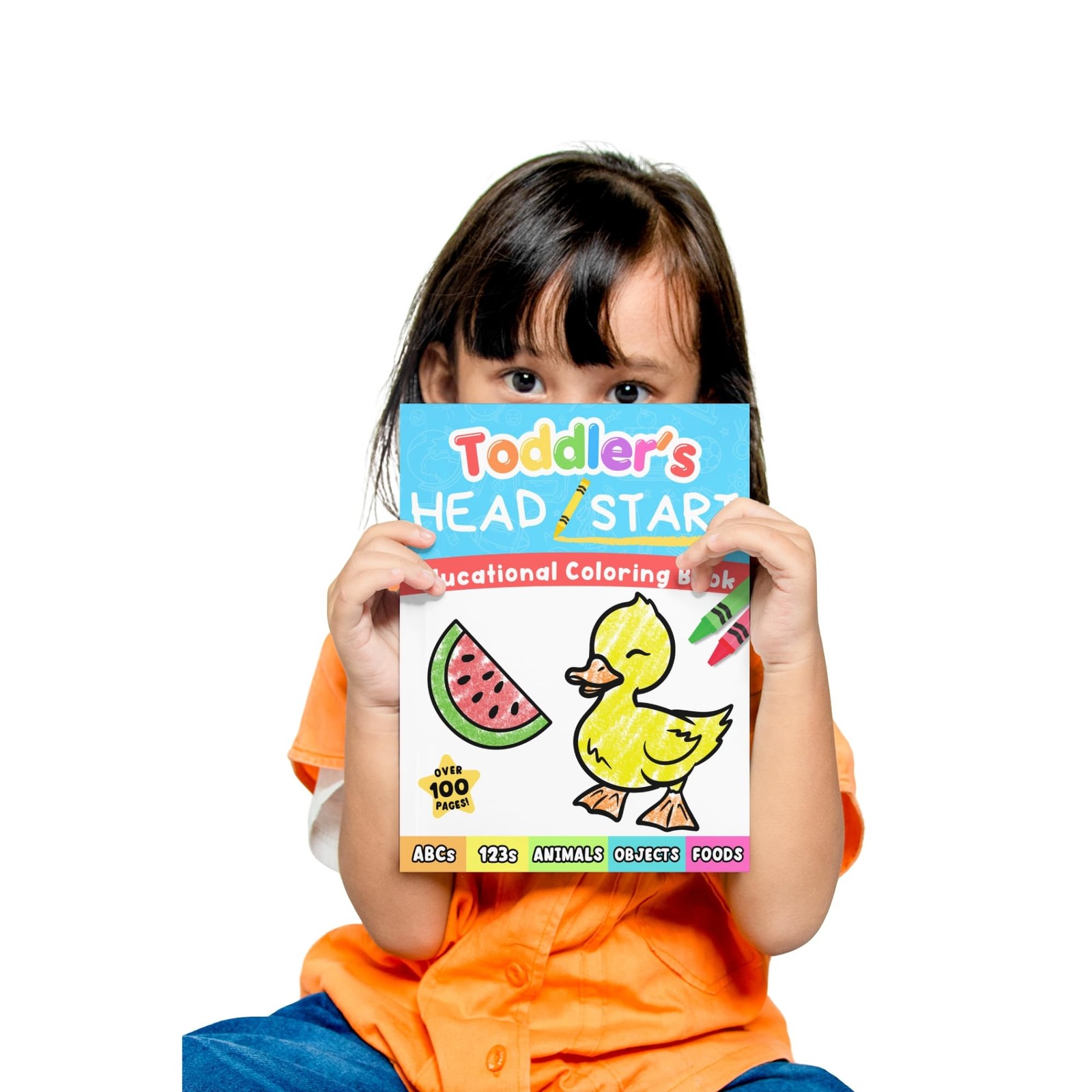Toddler’s Head Start Educational Coloring Book Ages 1-3: Over 100 Pages |…