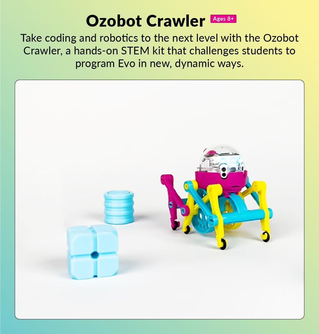 Crawler for Evo Robot – Interactive Programming Accessory, Enhances STEM Educati