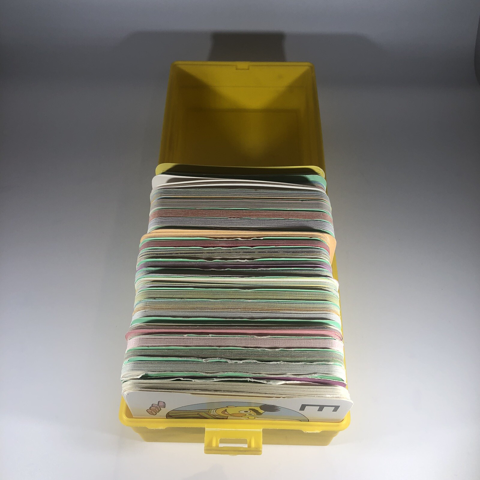 Sesame Street Early Learning Games Flash Cards Kit VTG Jim Henson Muppets 1989
