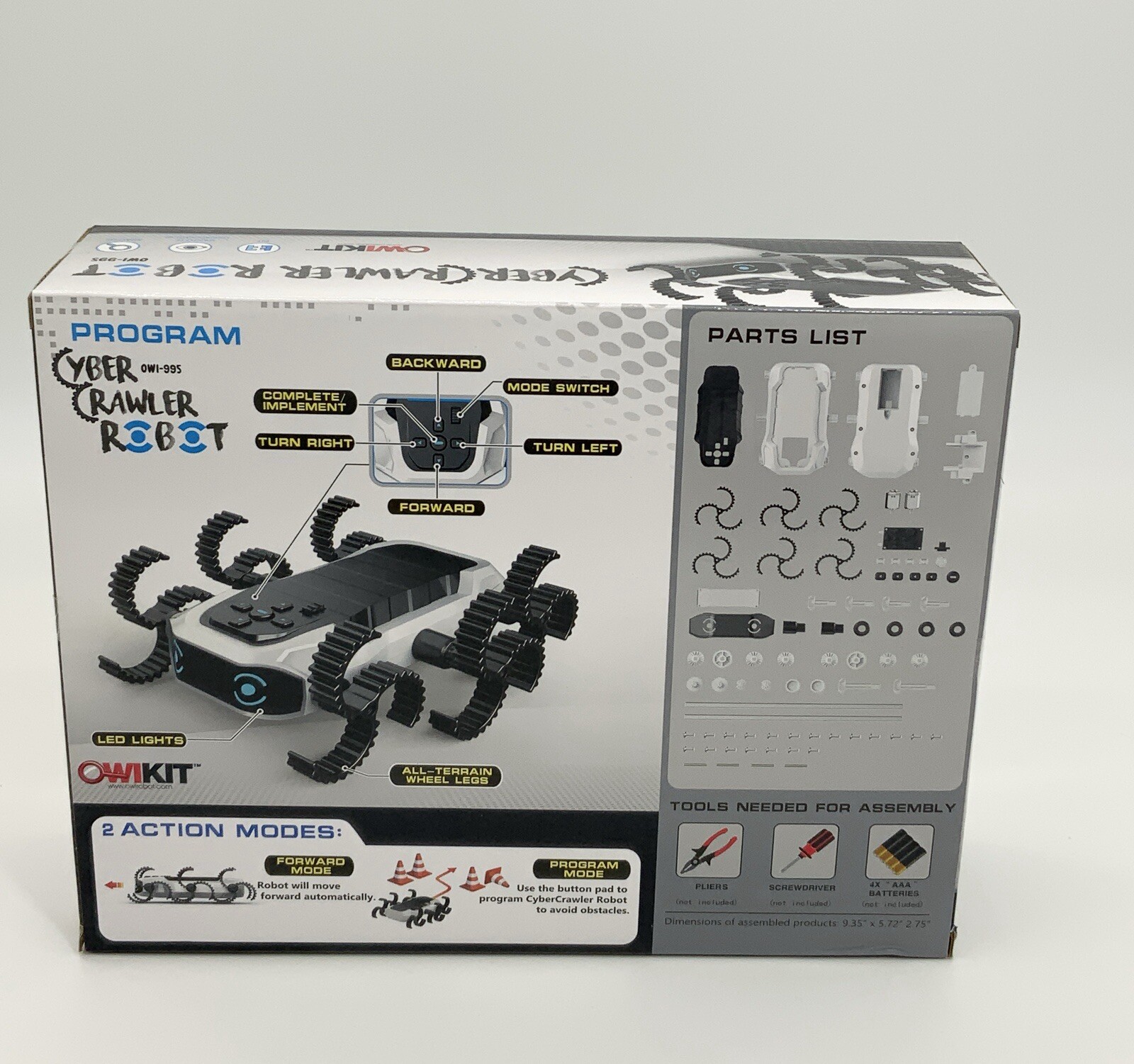 Robotikits Cyber Crawler Robot Learning Coding Robot STEM Learning Gift Idea