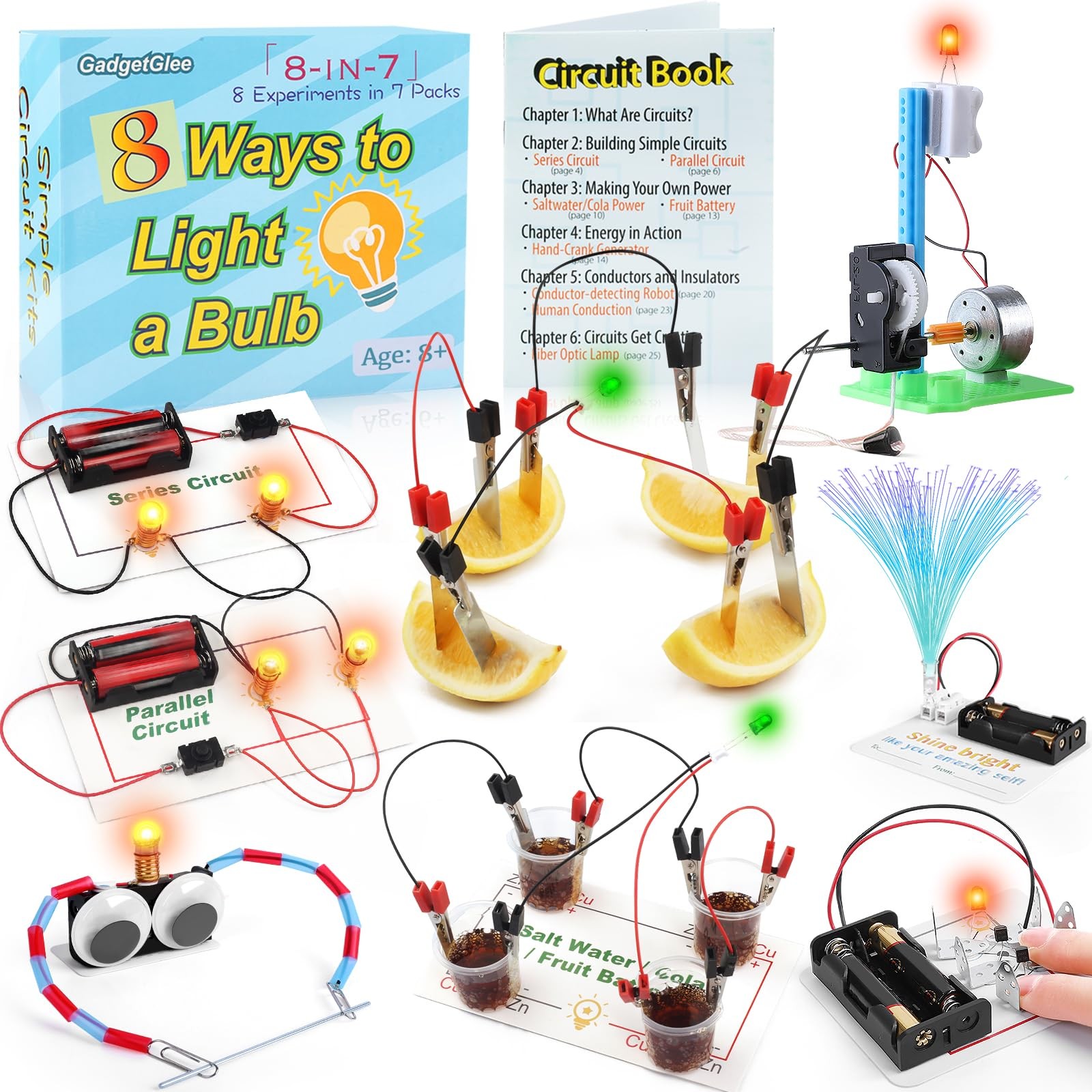 Science Circuit Kit Electricity for , STEM Electrical Light Bulb Experiment, …