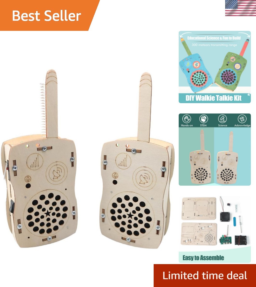 STEM Toys for Age 6-8-13 Crafts Kits Building Your Own Walkie Talkies for Kid…