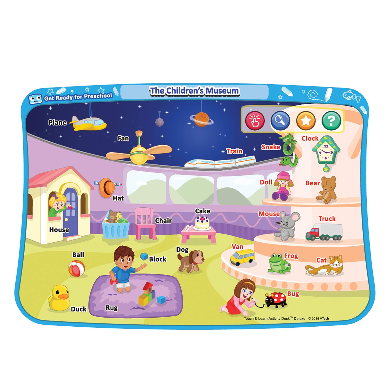 VTech Touch and Learn Activity Desk 2.3″ x 2″ x 0.3″, Get Ready for Preschool