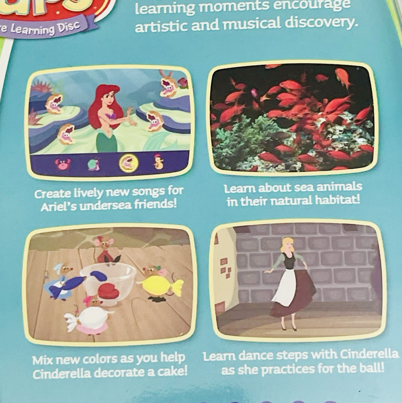 Leap Frog Baby Little Leaps Disney Princess Interactive Learning Disc 24+ Months