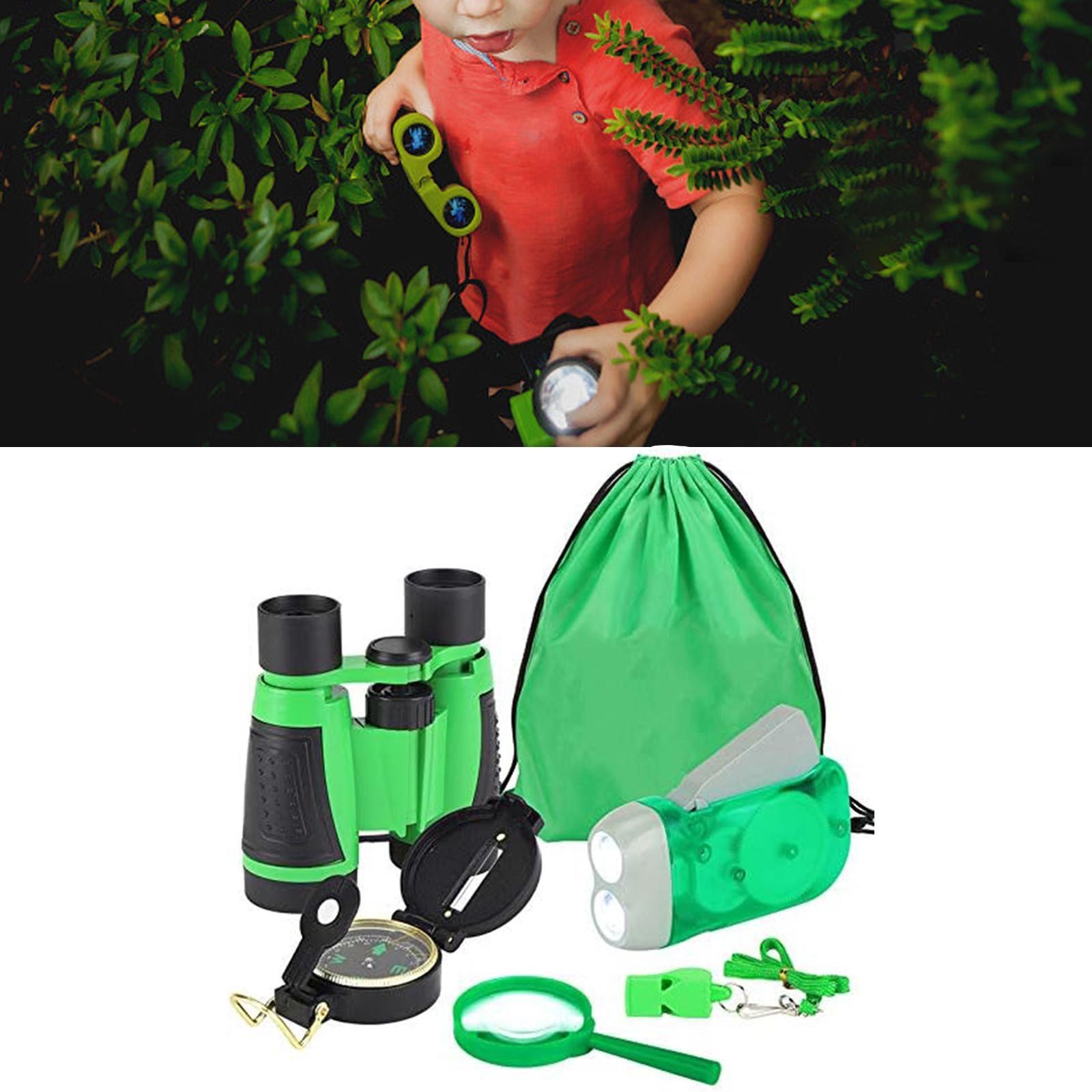 5Pcs Kids Explorer Kit Catching Kit Outdoor Games Whistle Adventure Nature