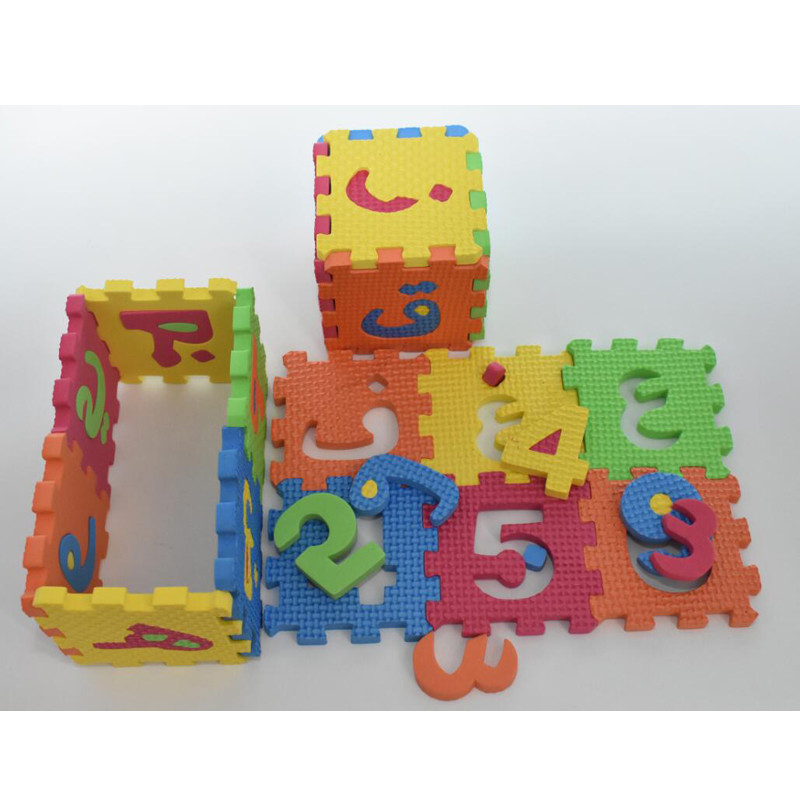 Mini Puzzle Kids Educational Toys Arabic Alphabet Letters Arab Numbers carpet