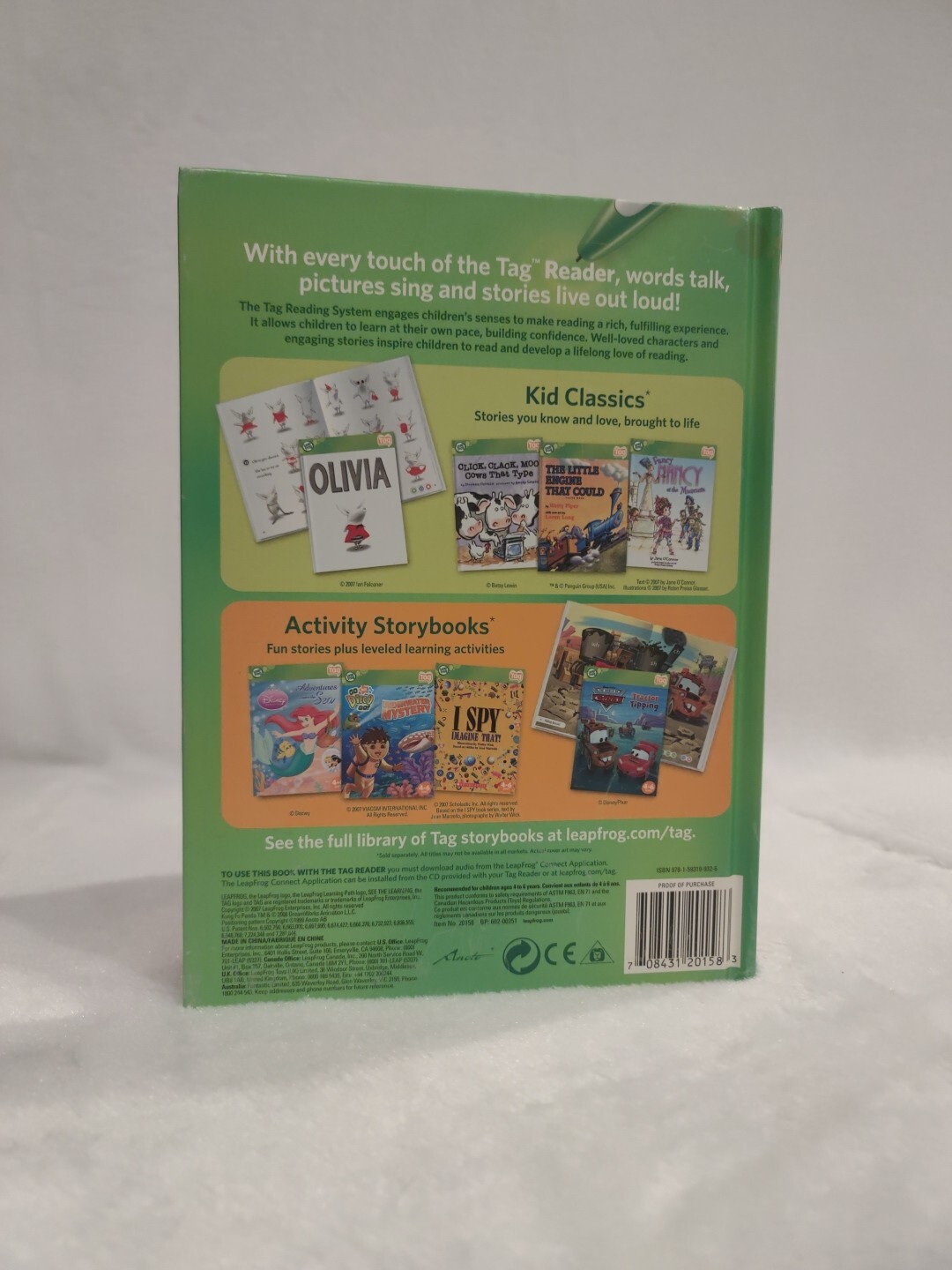 Leapfrog Leap Frog Tag Book Kung Fu Panda Po’s Tasty Training