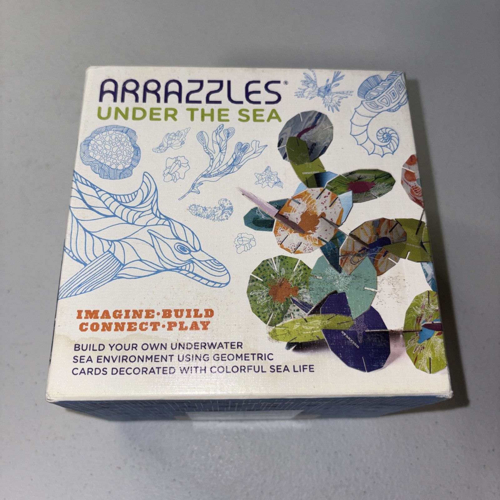 ARRAZZLES «Under the Sea» 3D Geometric Imagine-Build-Connect-Play Card Set New