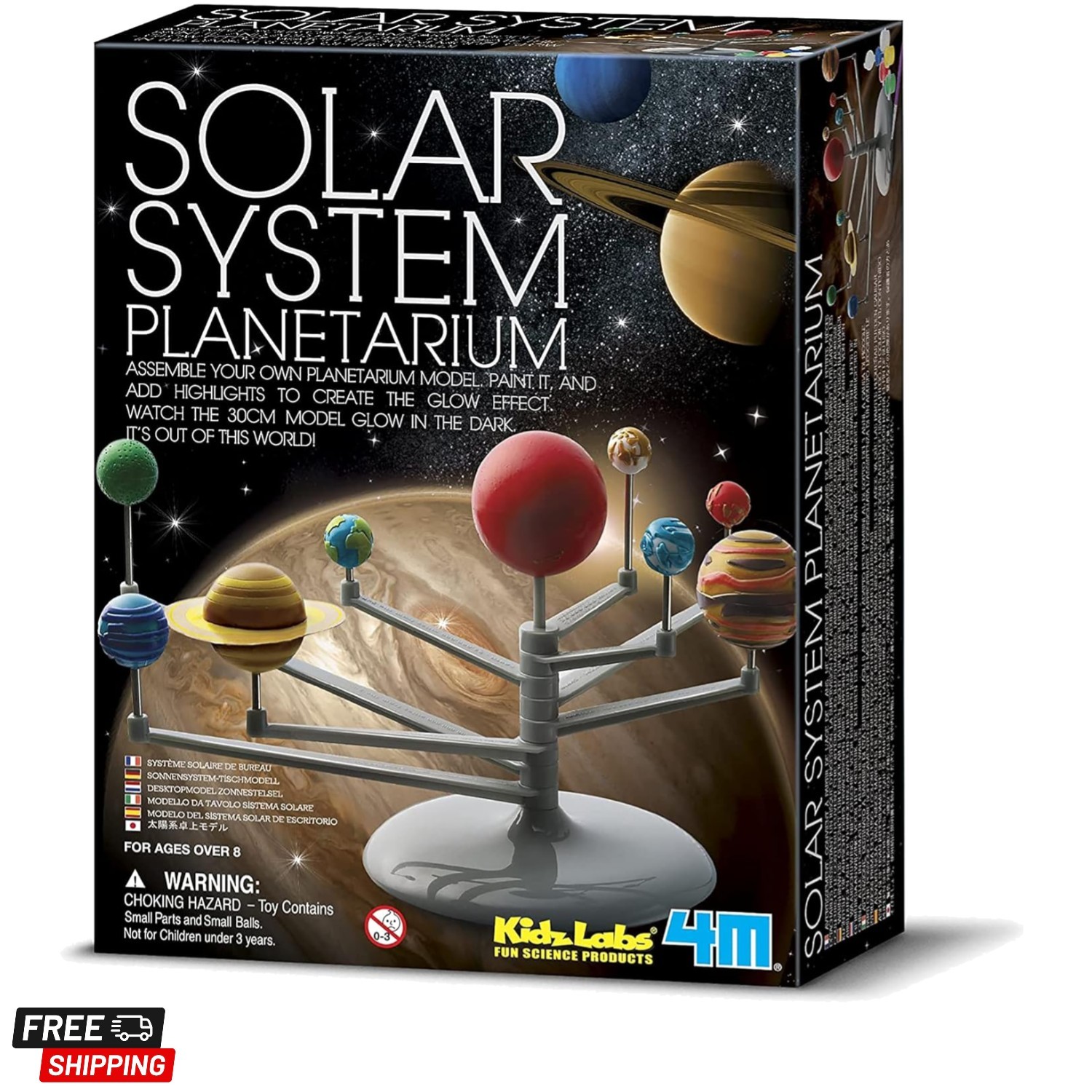 Solar System Planetarium – DIY Glow In The Dark Astronomy Planet Model Stem T…