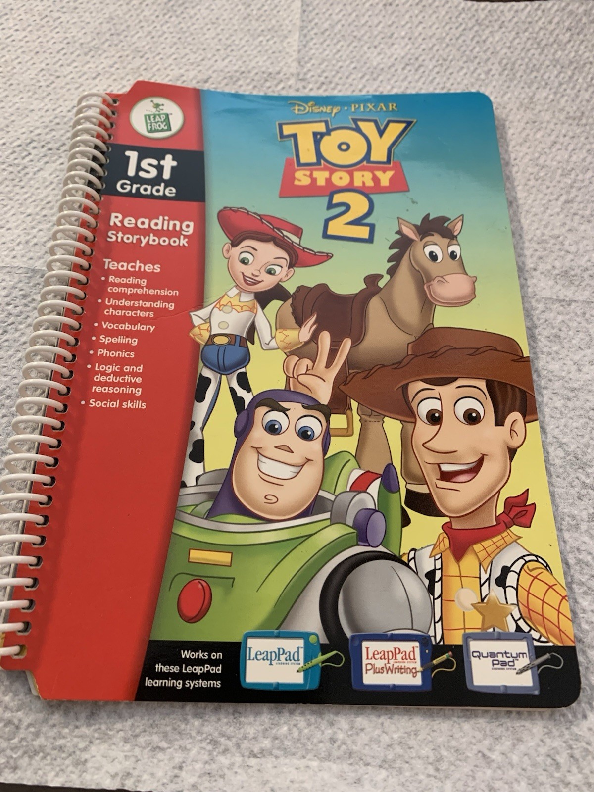 Leap Frog 1st Grade Reading Storybook Disney Pixar Toy Story 2 Book Only