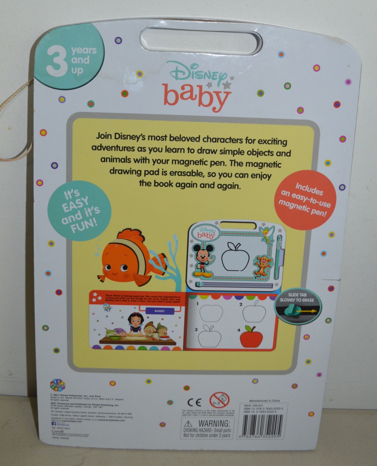 Disney Baby Magnetic Drawing Kit & Book